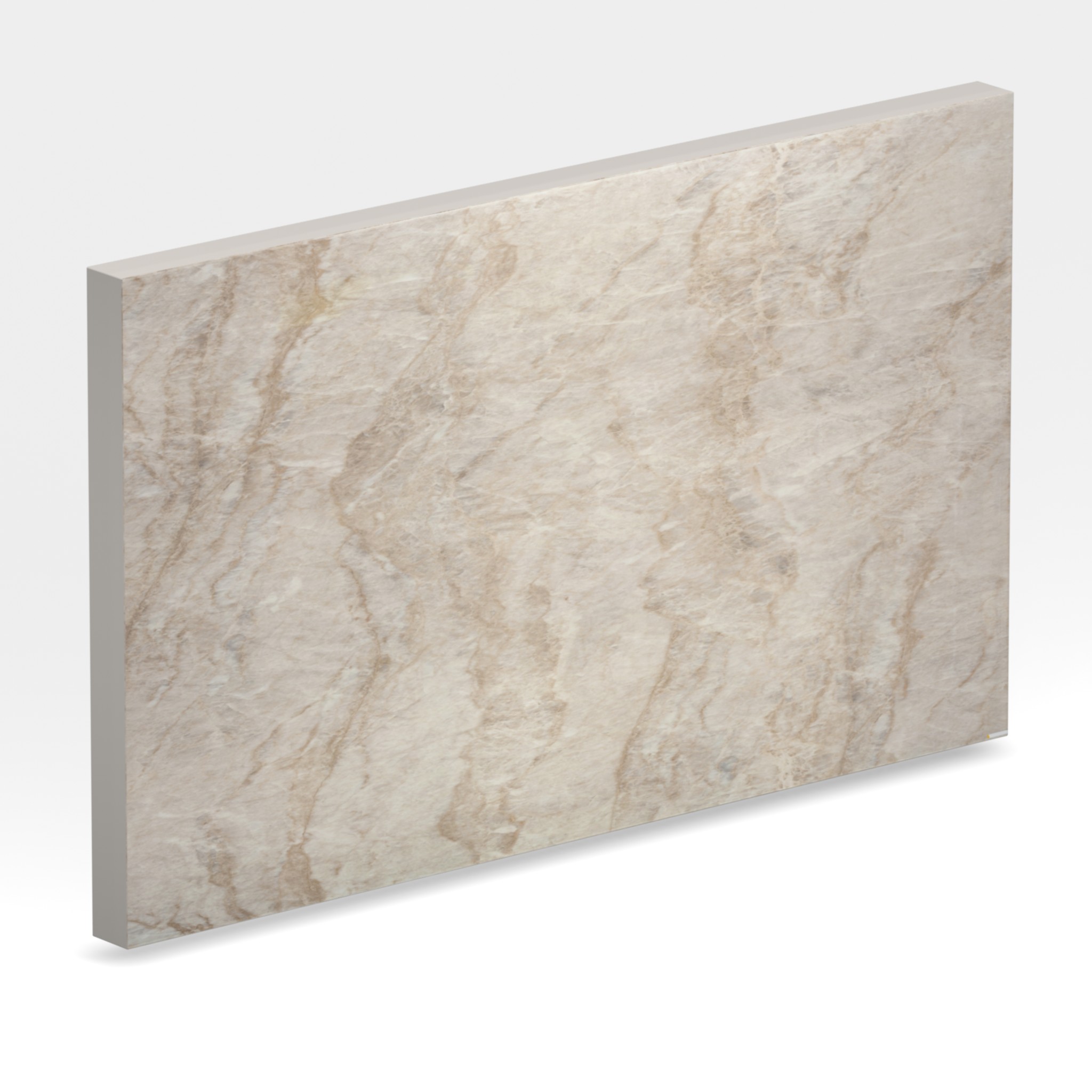 Rendu 3D de la tranche du coloris Arga en Ceramique Dekton