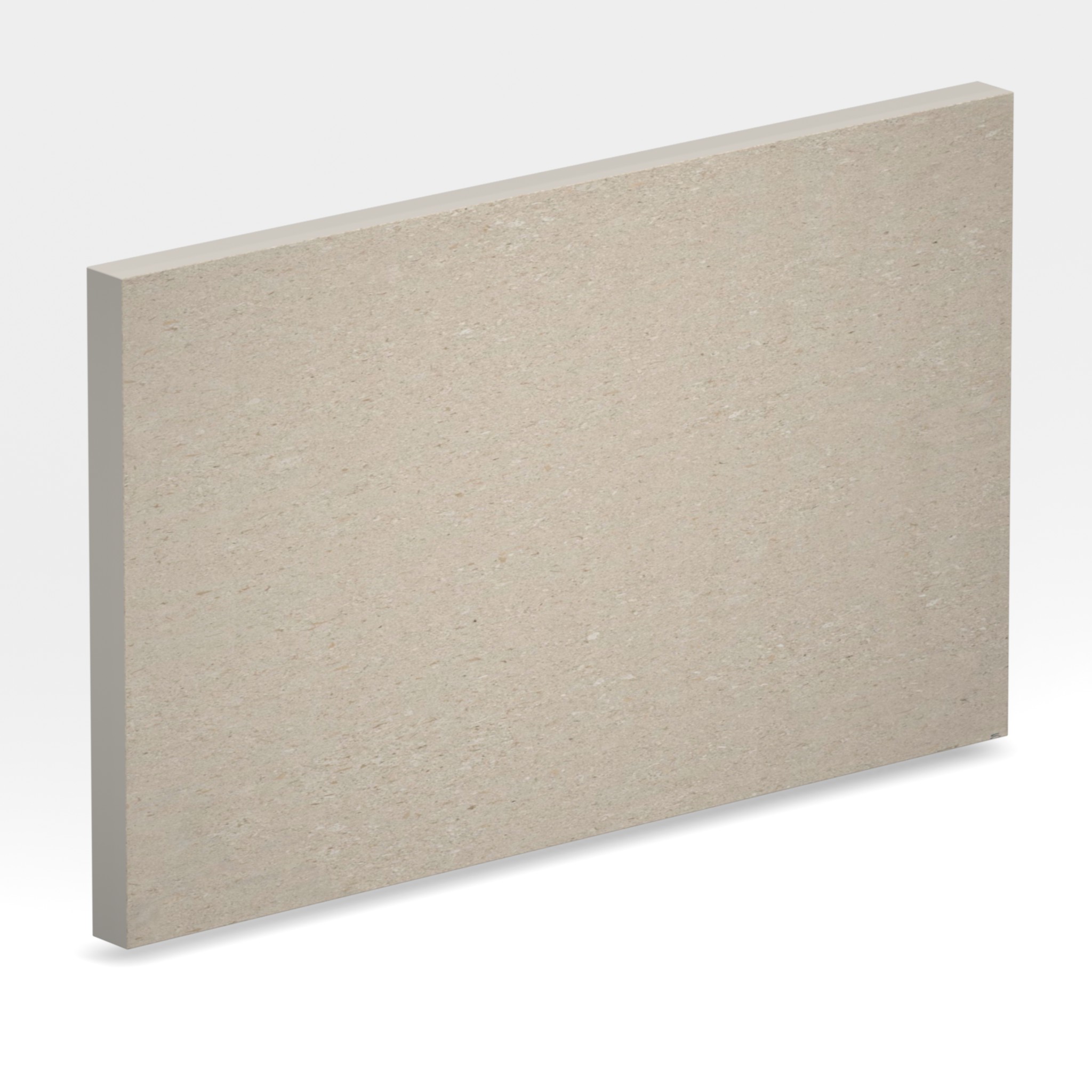 Rendu 3D de la tranche du coloris Avorio en Ceramique Dekton