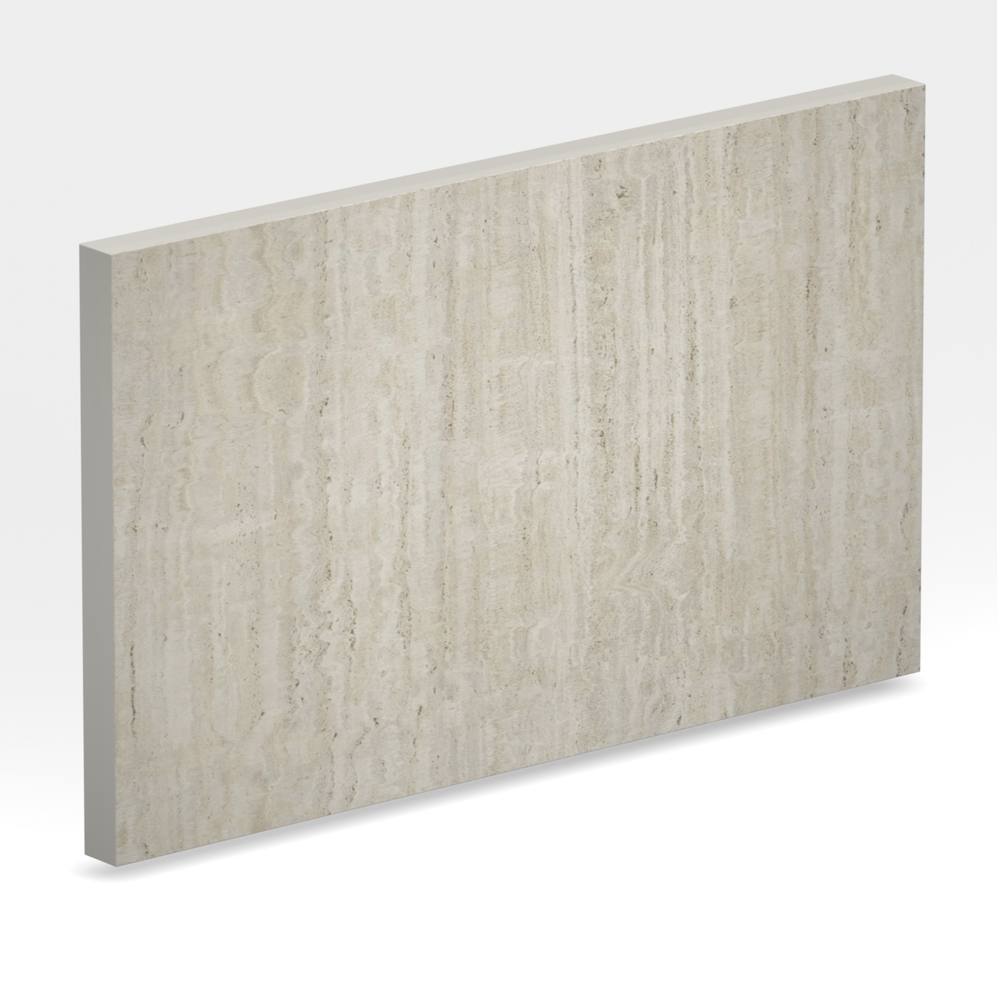 Rendu 3D de la tranche du coloris Marmorio en Ceramique Dekton