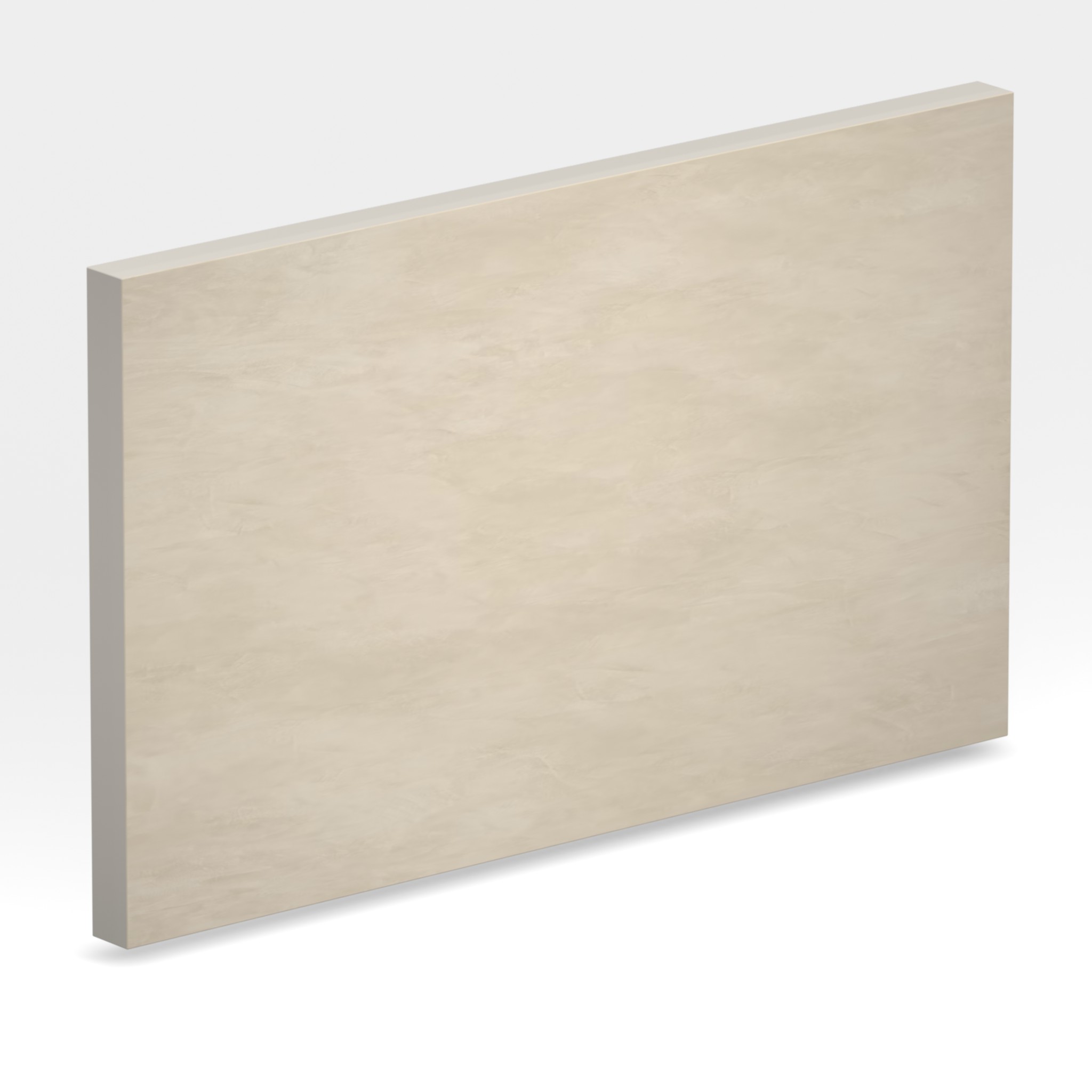 Rendu 3D de la tranche du coloris Nacre en Ceramique Dekton