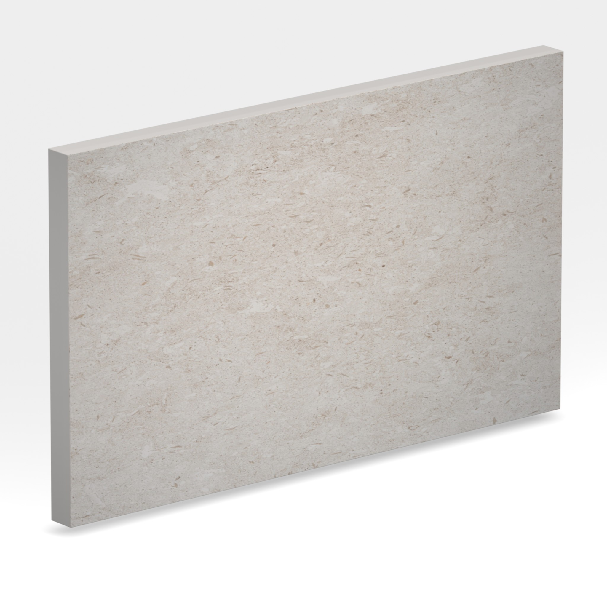 Rendu 3D de la tranche du coloris Nebbia en Ceramique Dekton