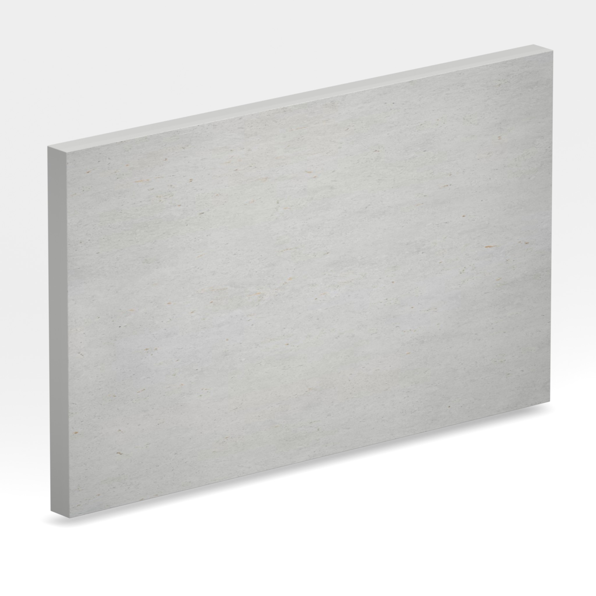 Rendu 3D de la tranche du coloris Polar en Ceramique Dekton
