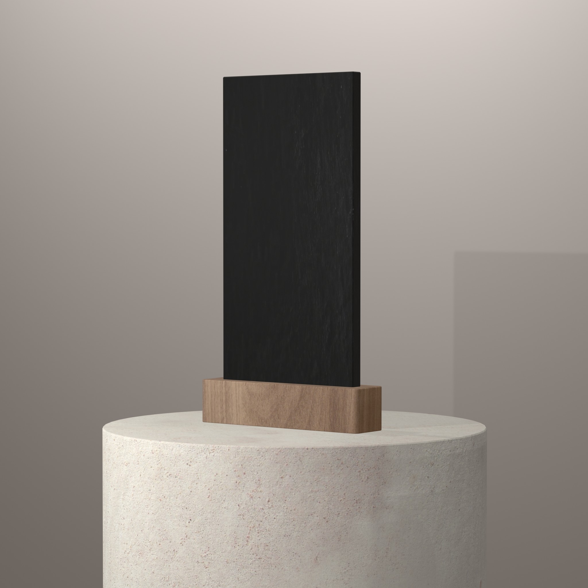 Rendu 3D du coloris Sirius sur piédestal