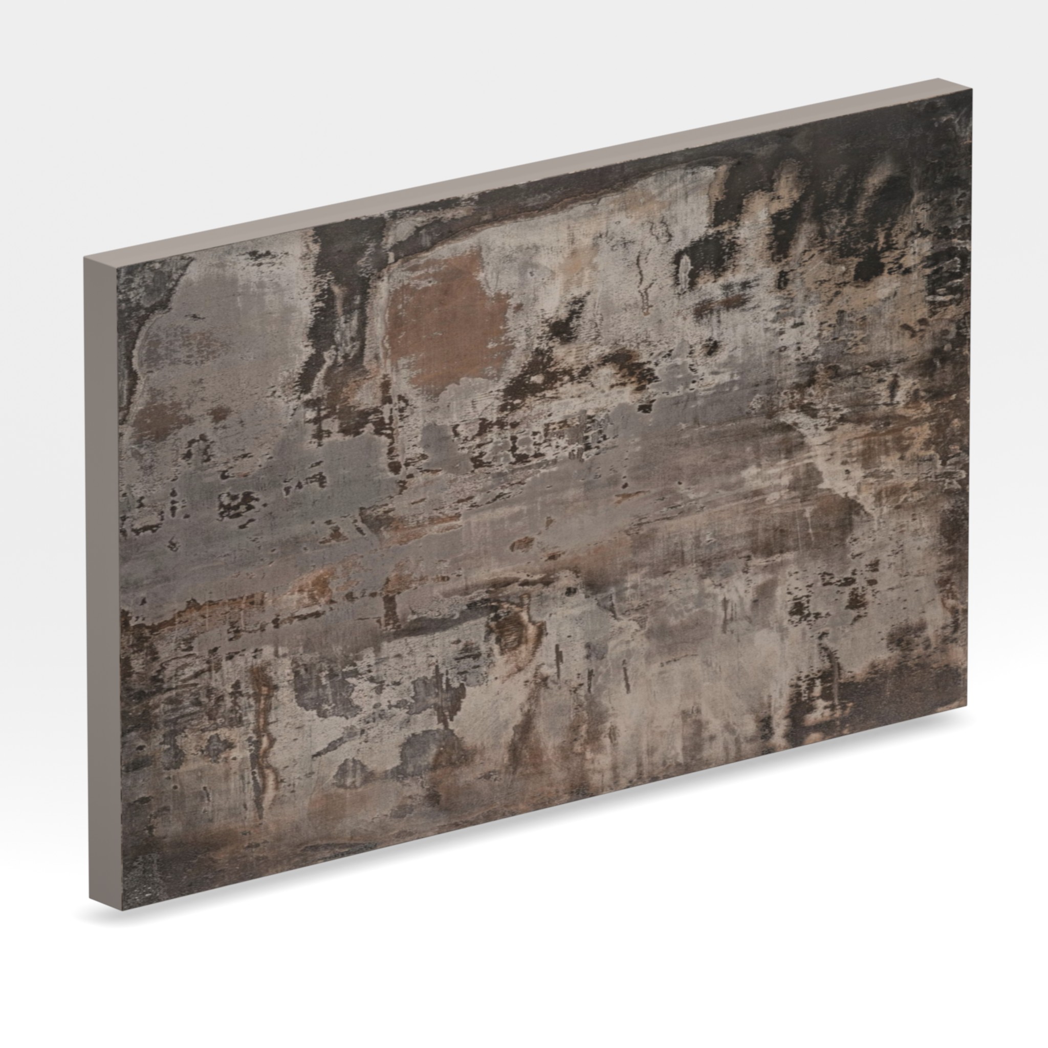 Rendu 3D de la tranche du coloris Trilium en Ceramique Dekton