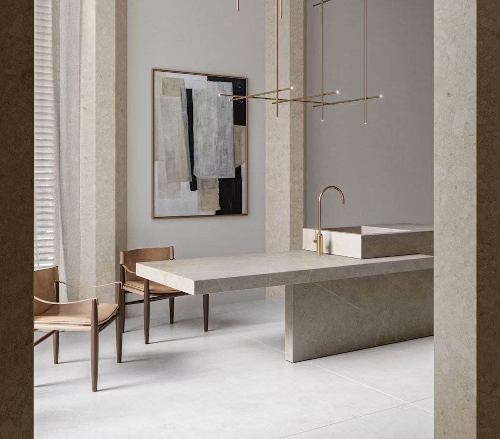 Réalisation n°1 du plan de travail Adia en Ceramique Dekton