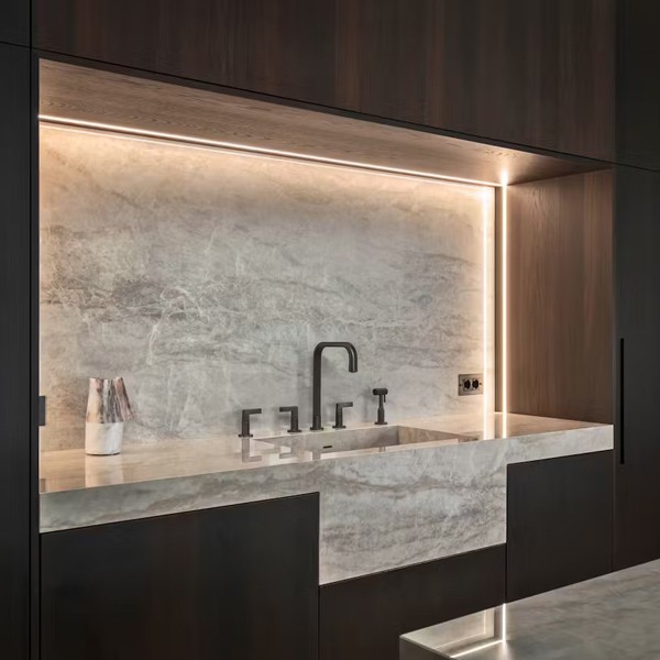 Réalisation n°5 du plan de travail Arga en Ceramique Dekton