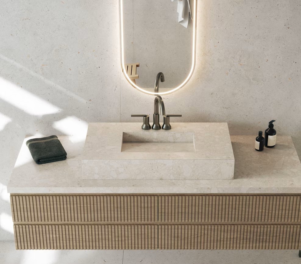 Réalisation n°1 du plan de travail Ava en Ceramique Dekton