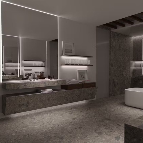 Réalisation n°1 du plan de travail Ceppo en Ceramique Dekton