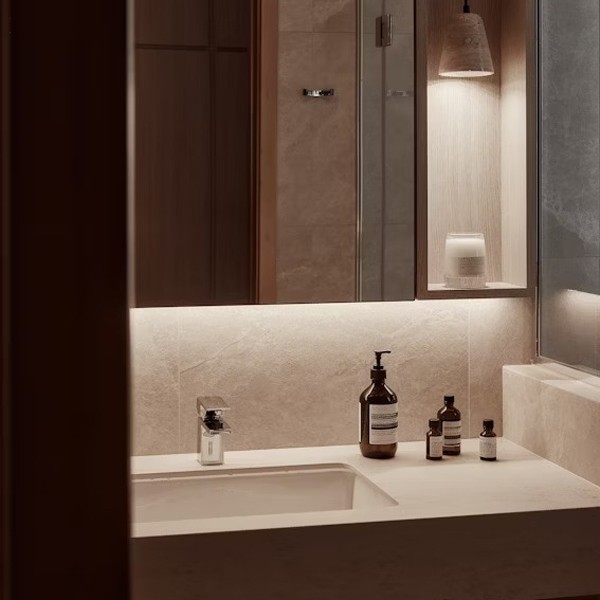 Réalisation n°1 du plan de travail Danae en Ceramique Dekton