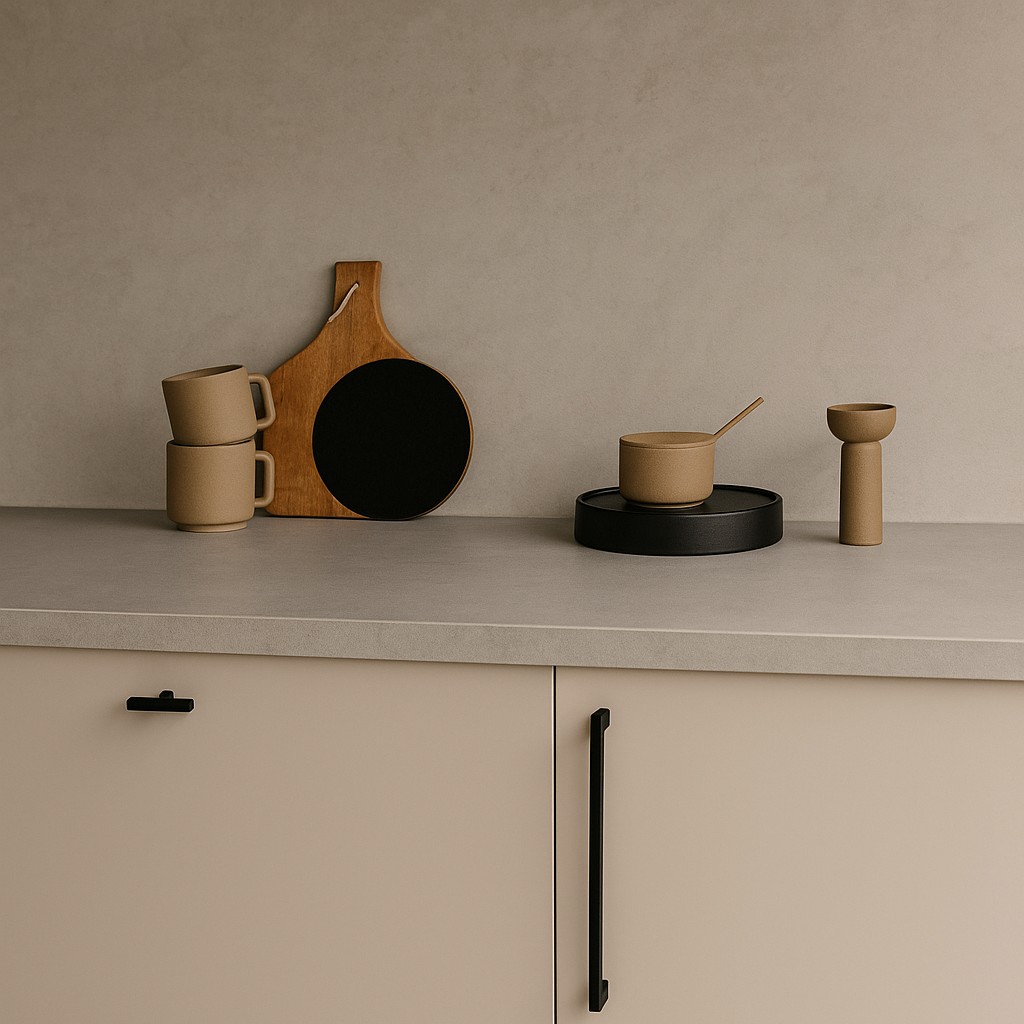 Réalisation n°1 du plan de travail Kreta en Ceramique Dekton