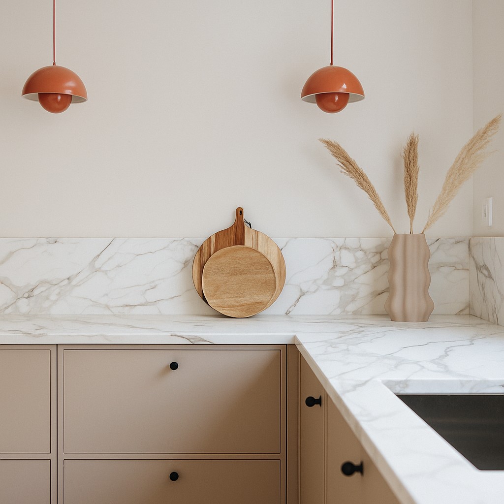 Réalisation n°1 du plan de travail Lucid en Ceramique Dekton