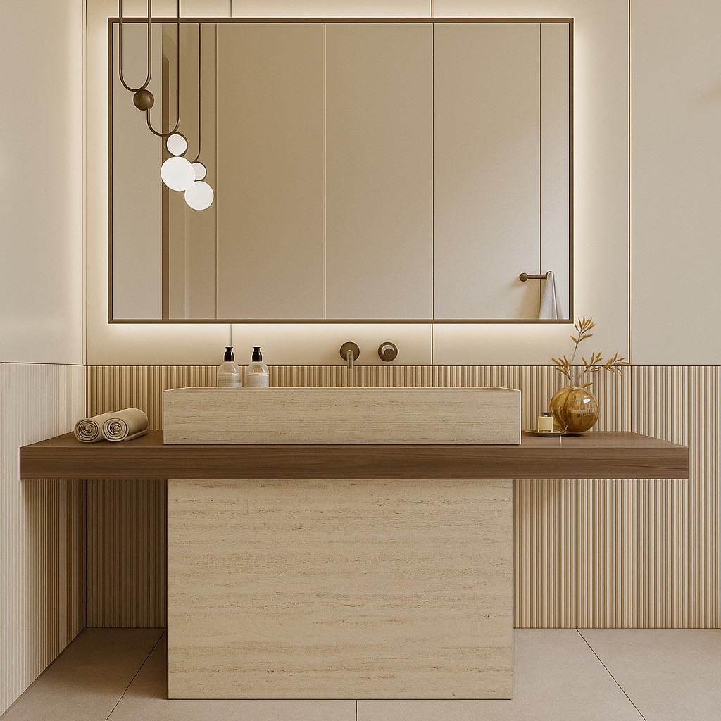 Réalisation n°3 du plan de travail Marmorio en Ceramique Dekton