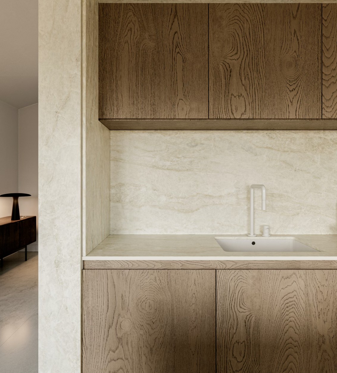Réalisation n°4 du plan de travail Nara en Ceramique Dekton