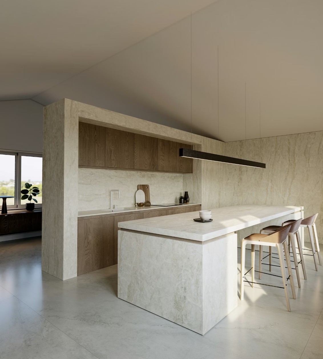 Réalisation n°6 du plan de travail Nara en Ceramique Dekton
