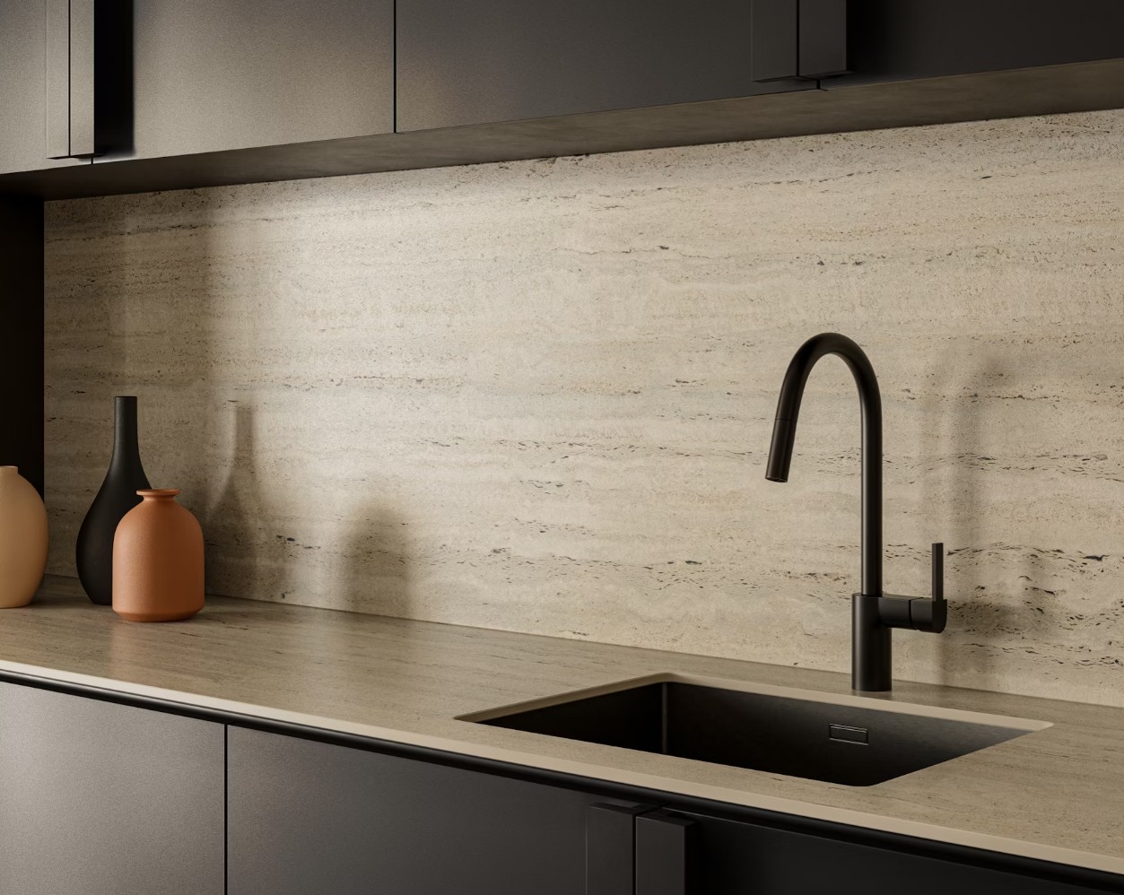Réalisation n°3 du plan de travail Nebu en Ceramique Dekton