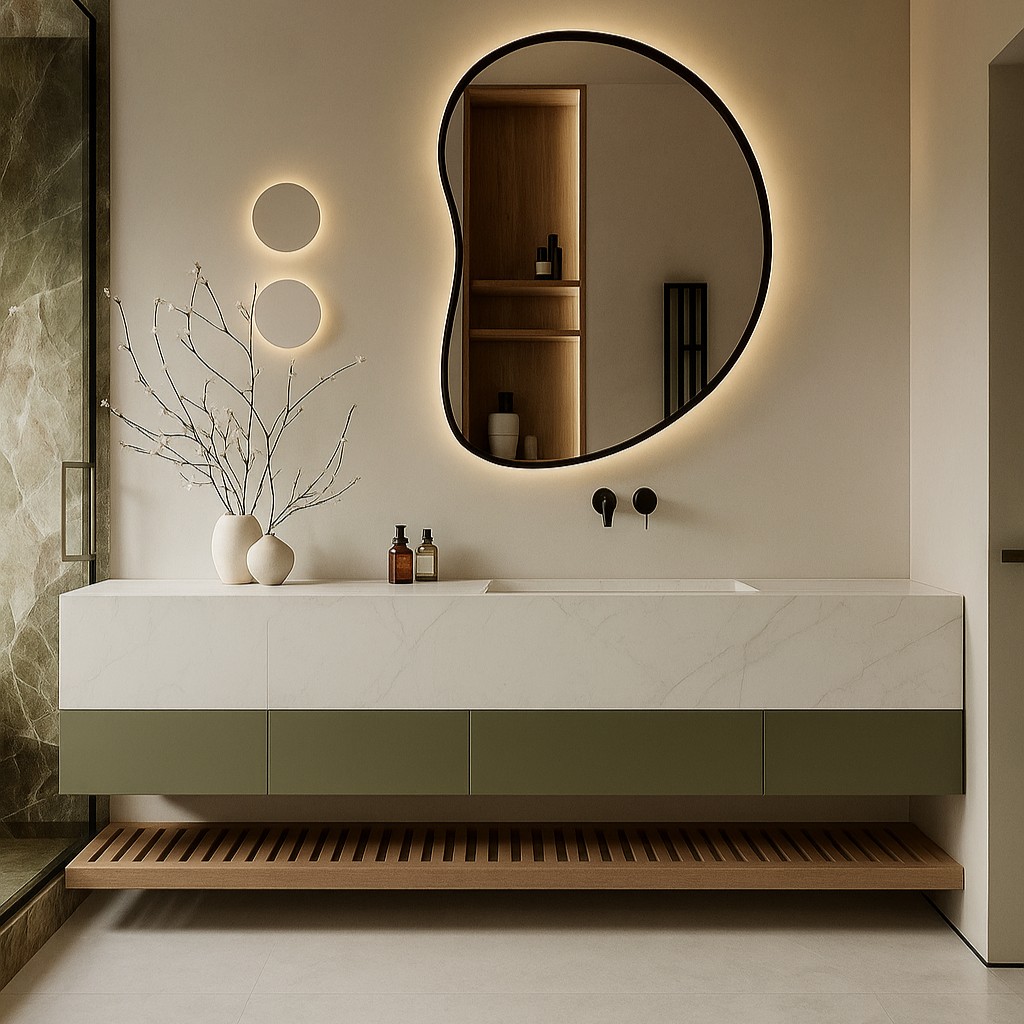 Réalisation n°1 du plan de travail Neural en Ceramique Dekton
