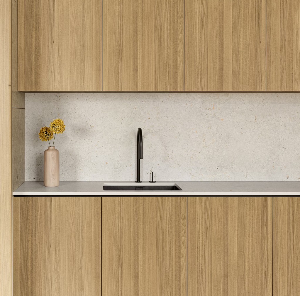 Réalisation n°1 du plan de travail Polar en Ceramique Dekton