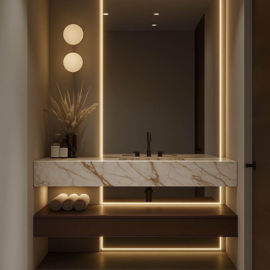 Réalisation n°1 du plan de travail Reverie en Ceramique Dekton