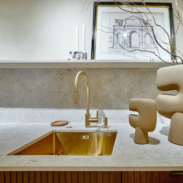 Réalisation n°2 du plan de travail Sabbia en Ceramique Dekton