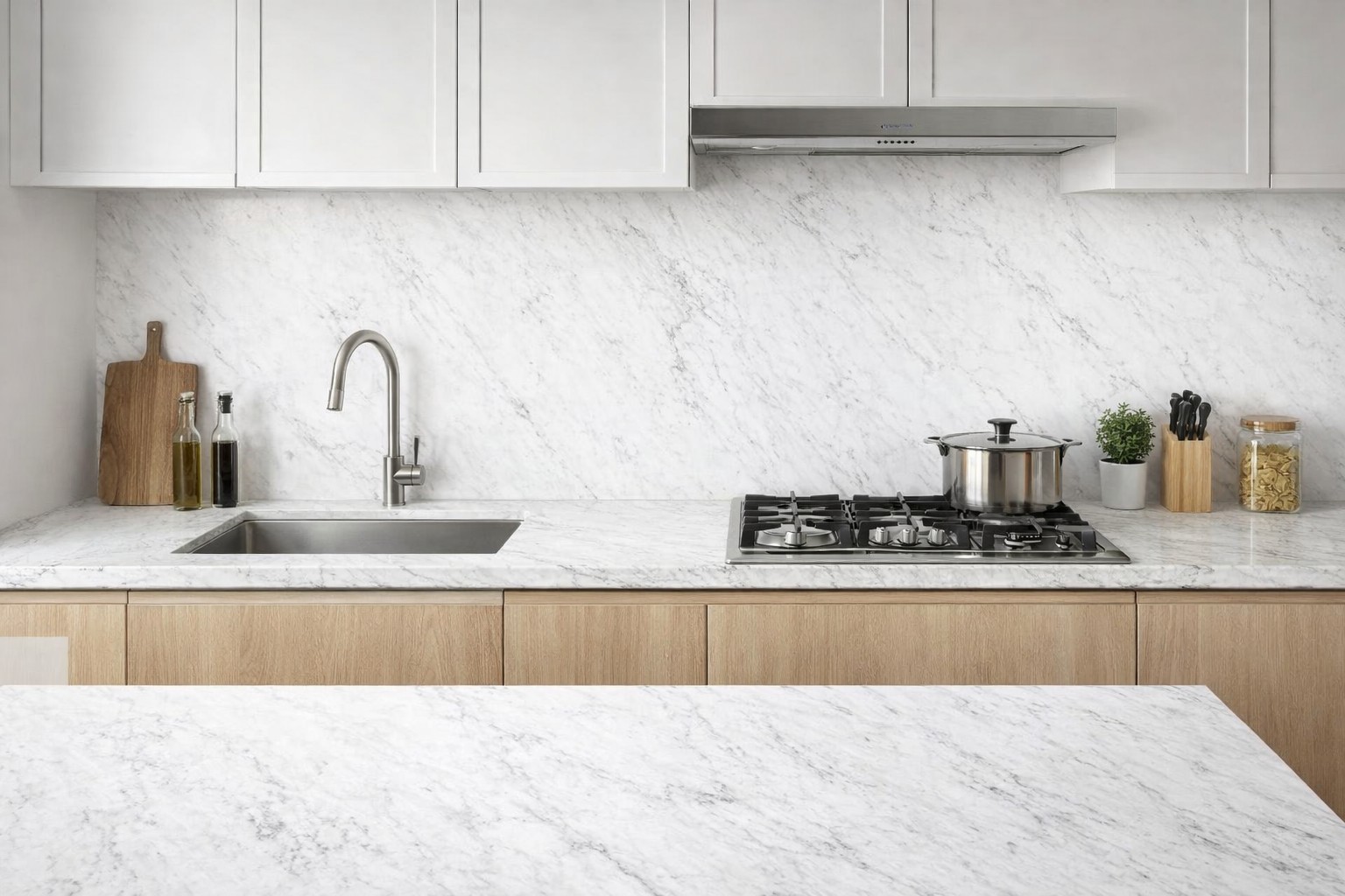 Réalisation n°1 du plan de travail Salina en Ceramique Dekton