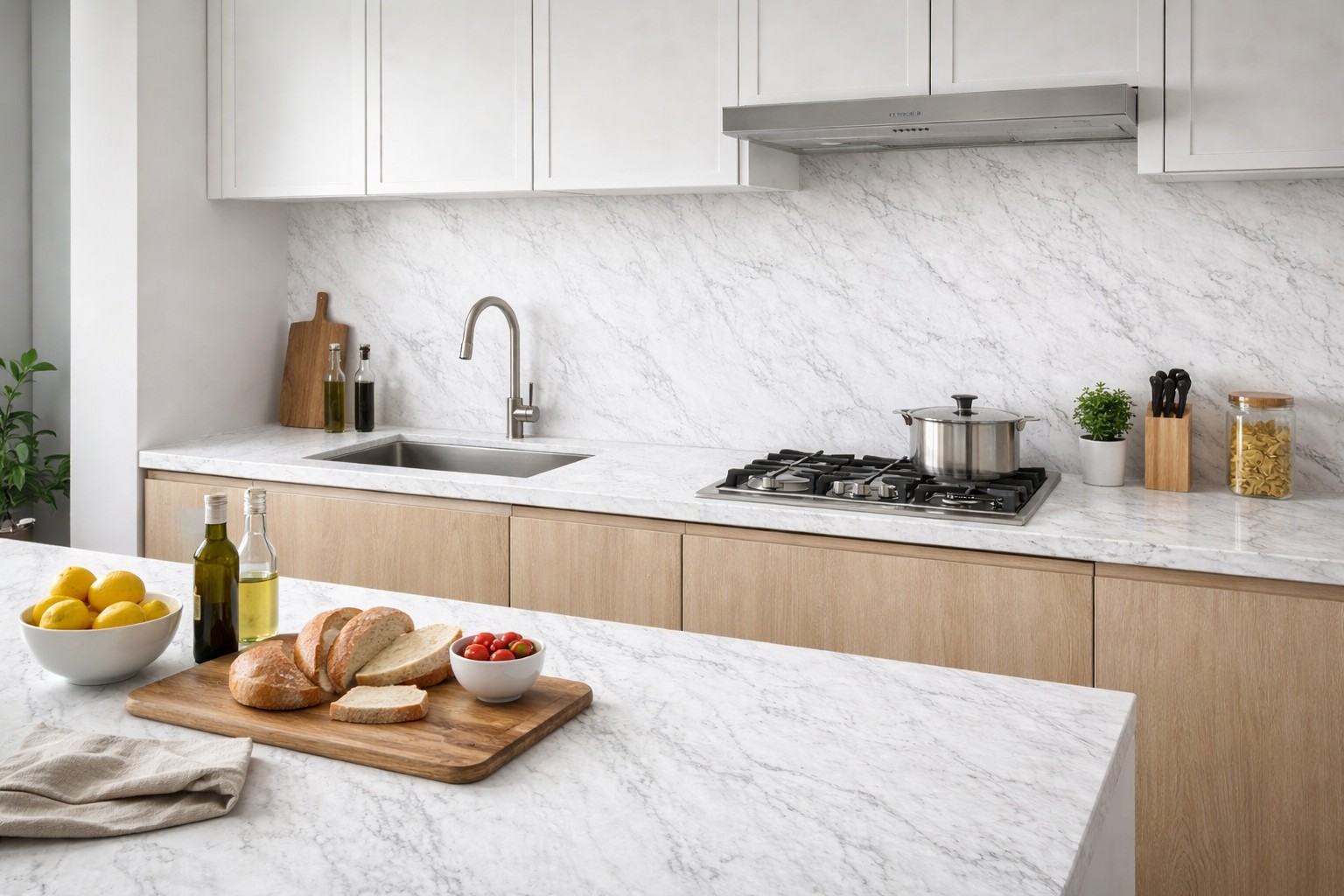 Réalisation n°3 du plan de travail Salina en Ceramique Dekton