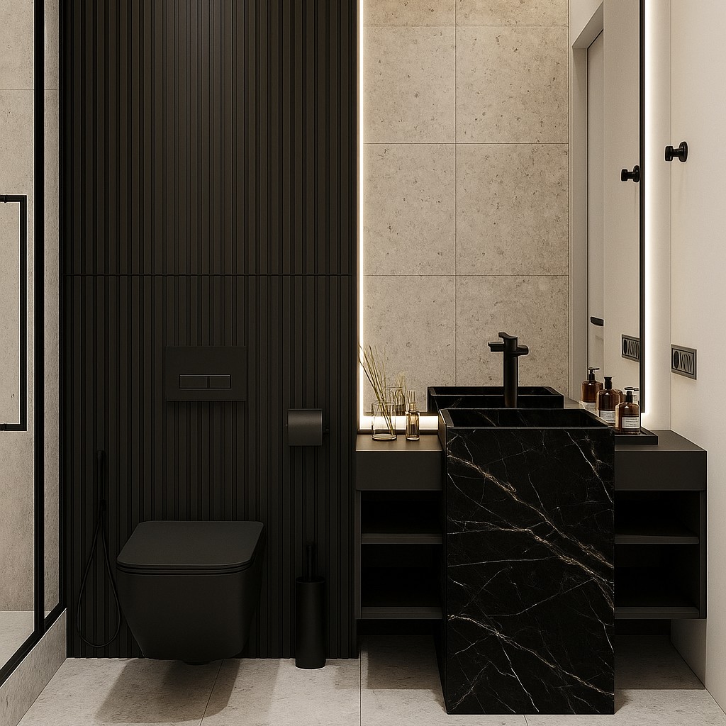 Réalisation n°2 du plan de travail Somnia en Ceramique Dekton