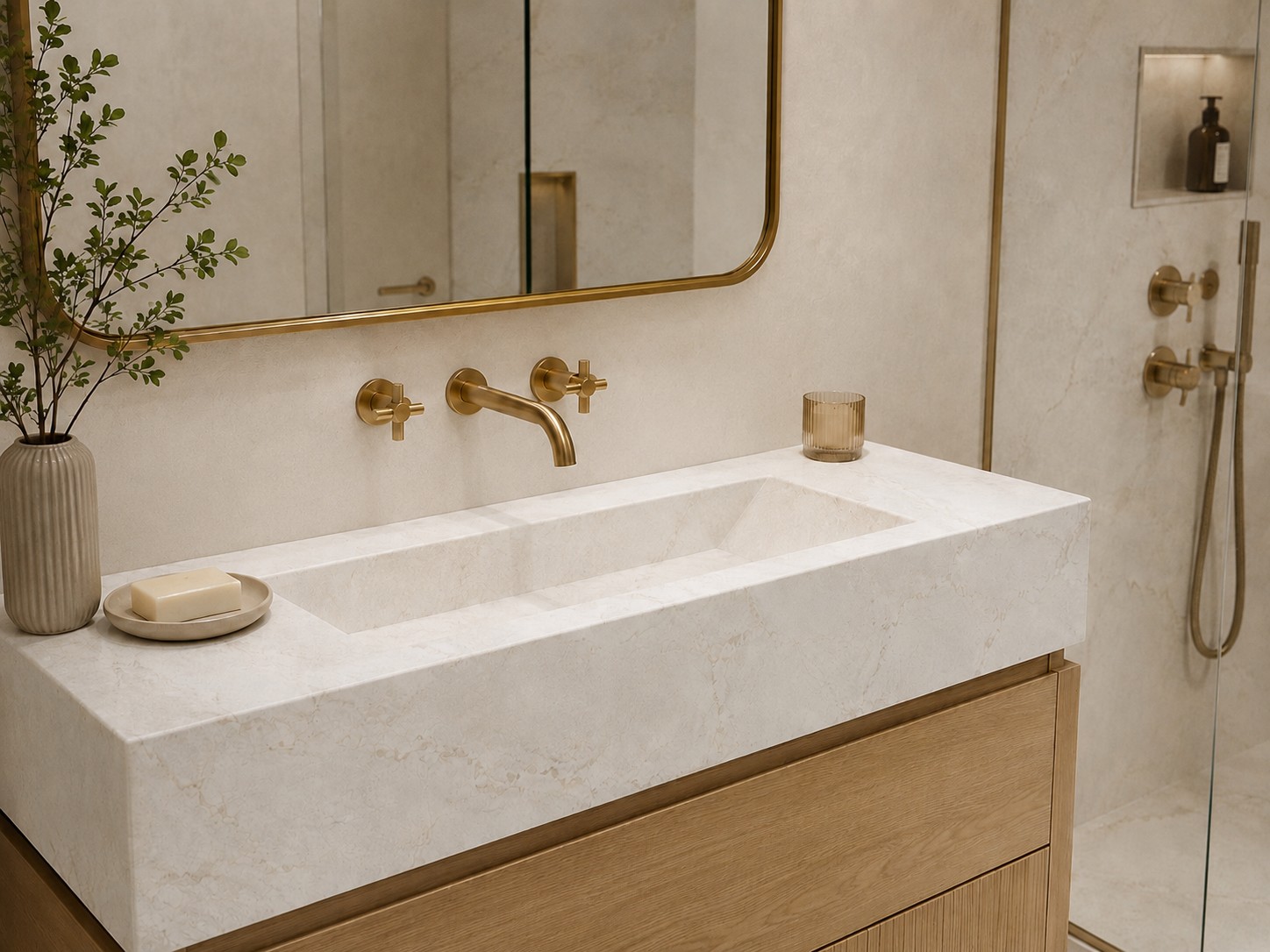 Réalisation n°1 du plan de travail Thala en Ceramique Dekton