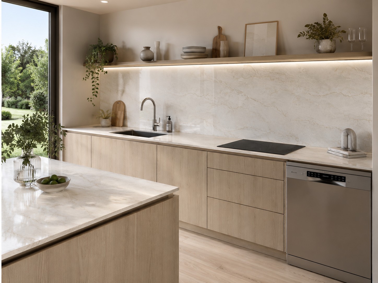Réalisation n°2 du plan de travail Thala en Ceramique Dekton