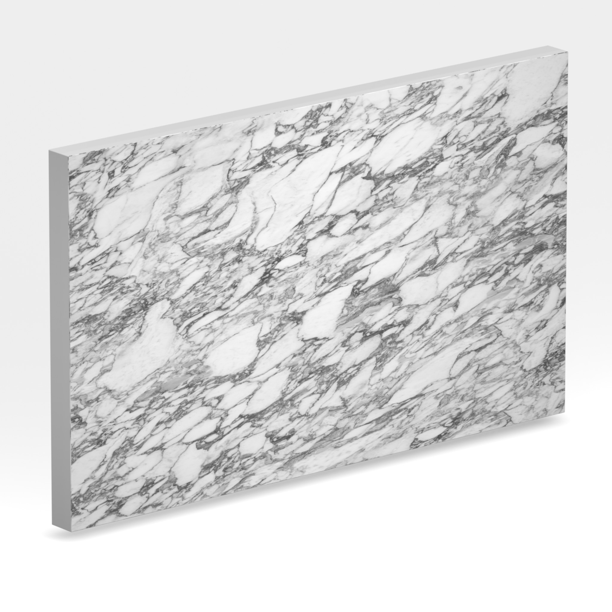 Rendu 3D de la tranche du coloris Arabesque en Ceramique Neolith The Size