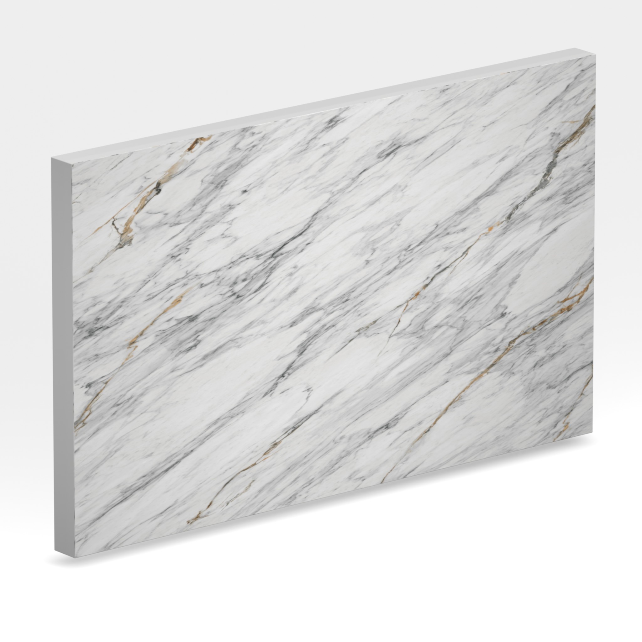 Rendu 3D de la tranche du coloris Azure en Ceramique Neolith The Size