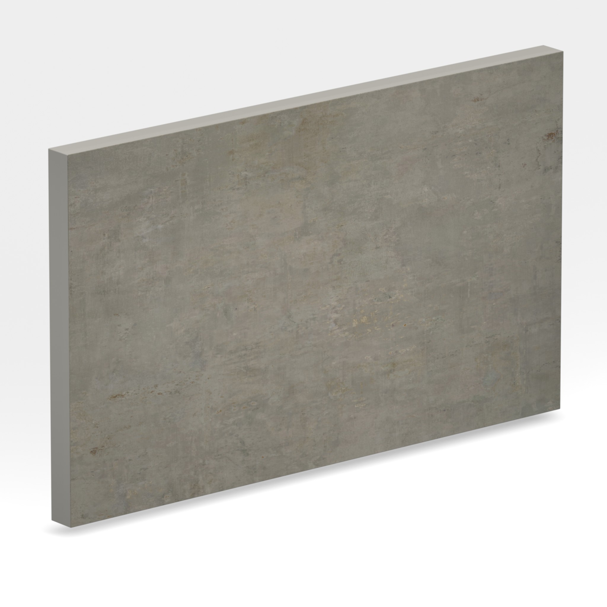 Rendu 3D de la tranche du coloris Beton en Ceramique Neolith The Size