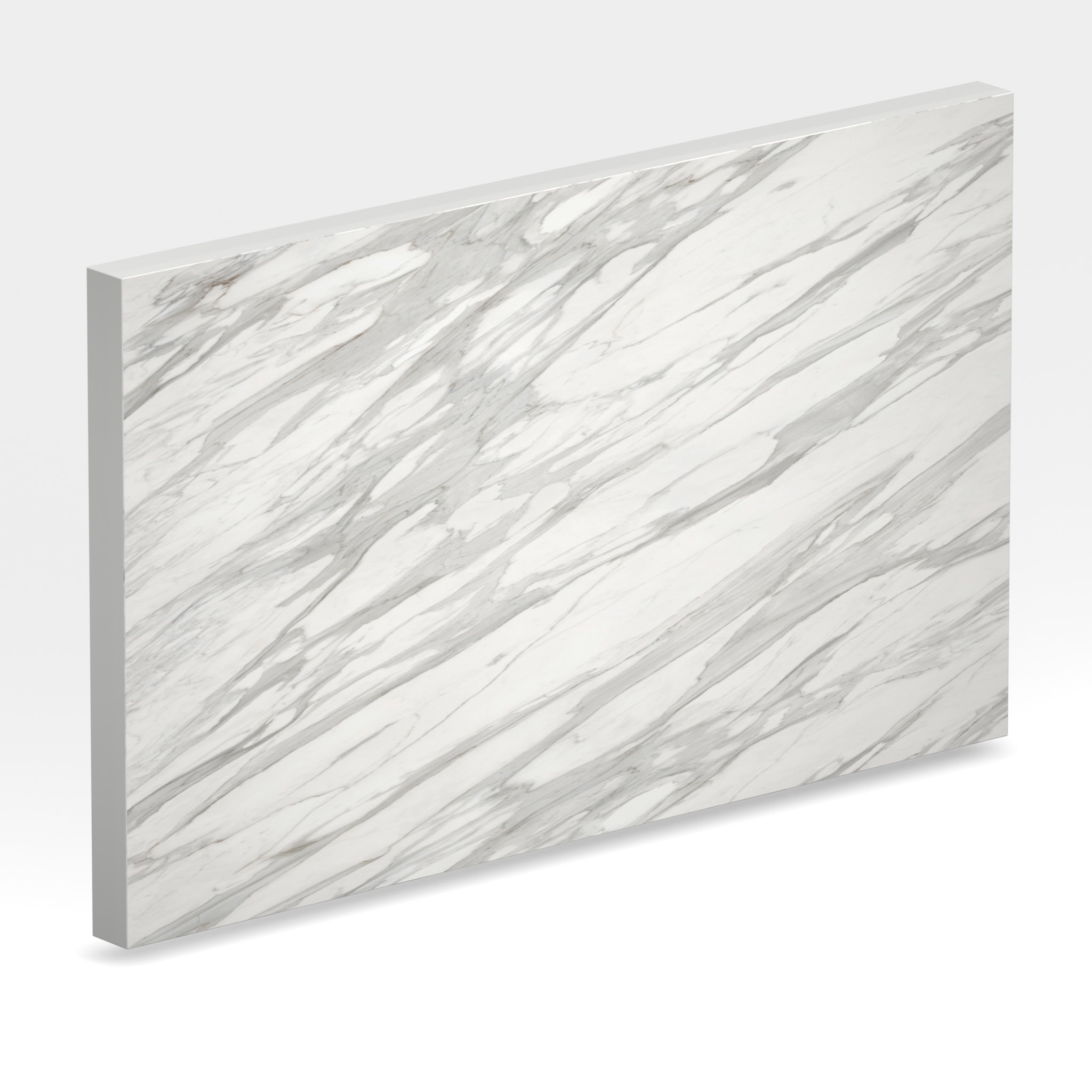 Rendu 3D de la tranche du coloris Calacatta Gold
