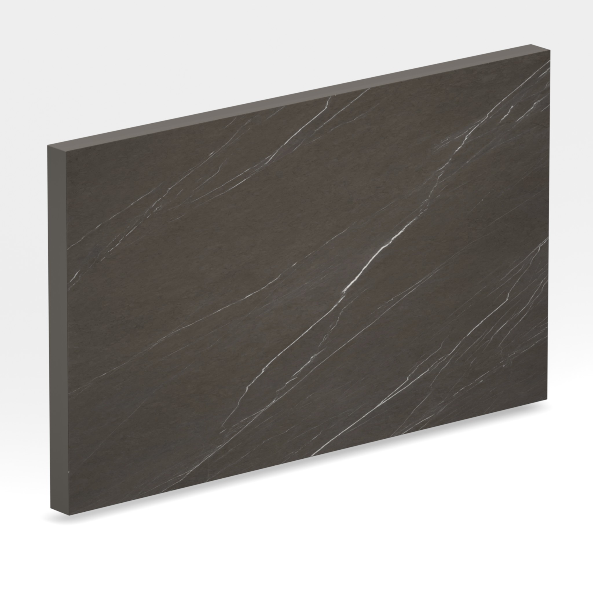 Rendu 3D de la tranche du coloris Pietra Grey en Ceramique Neolith The Size