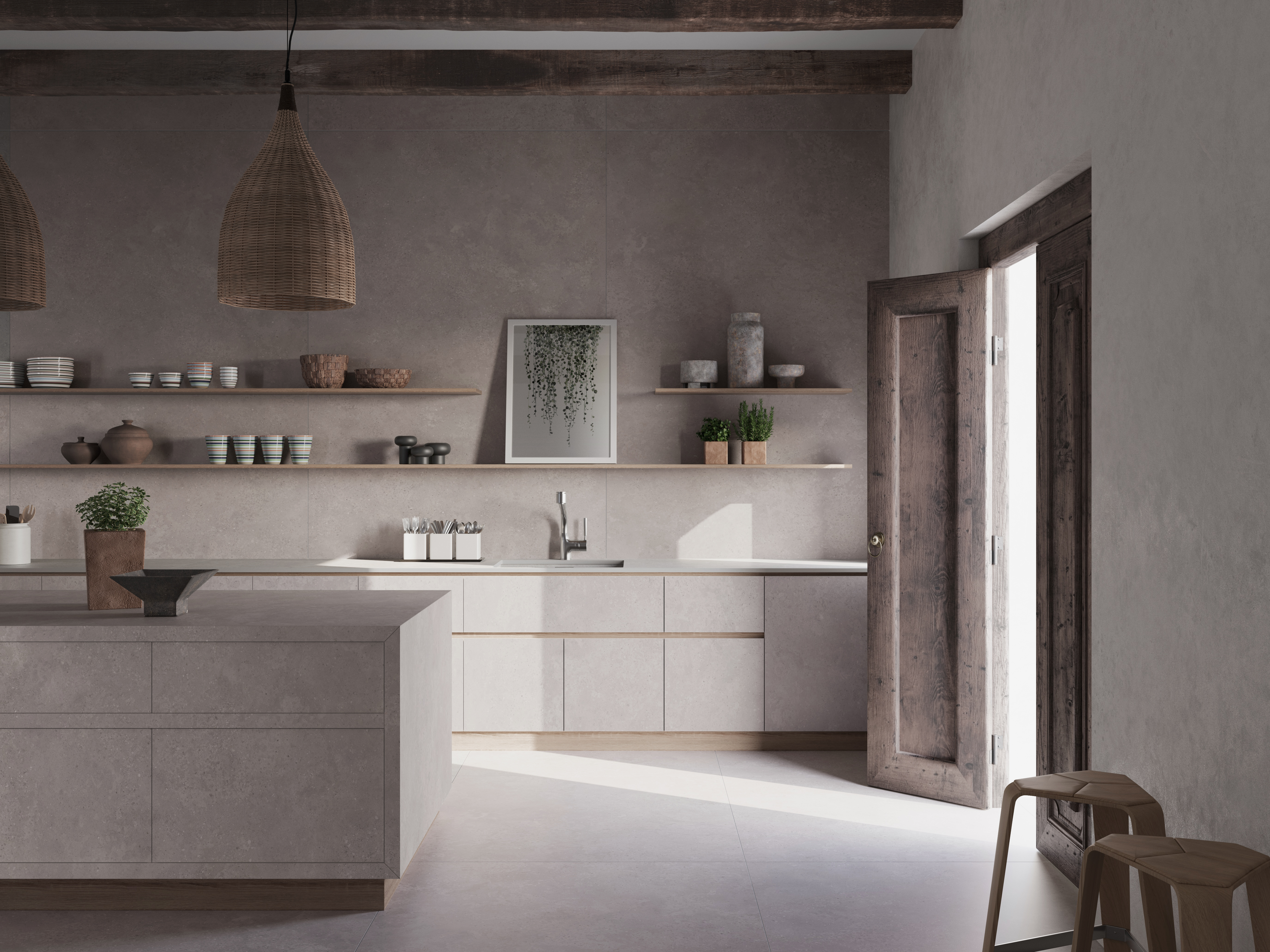Réalisation n°2 du plan de travail Artisan en Ceramique Neolith The Size