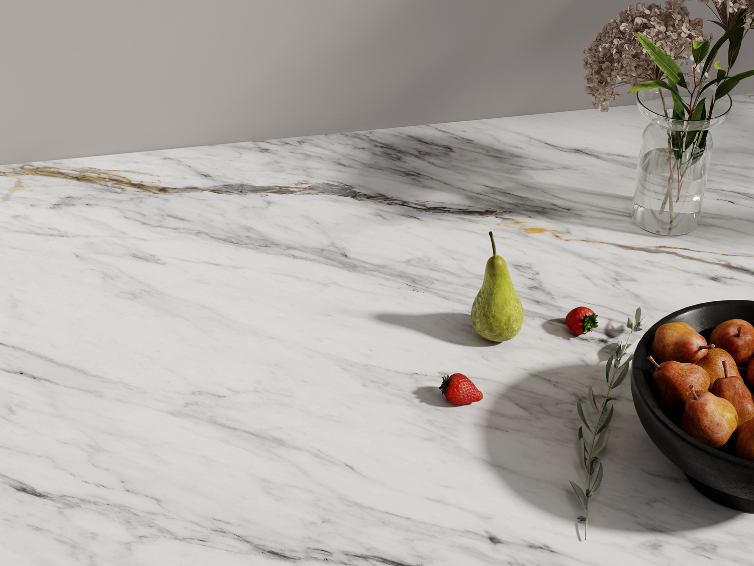 Réalisation n°2 du plan de travail Azure en Ceramique Neolith The Size
