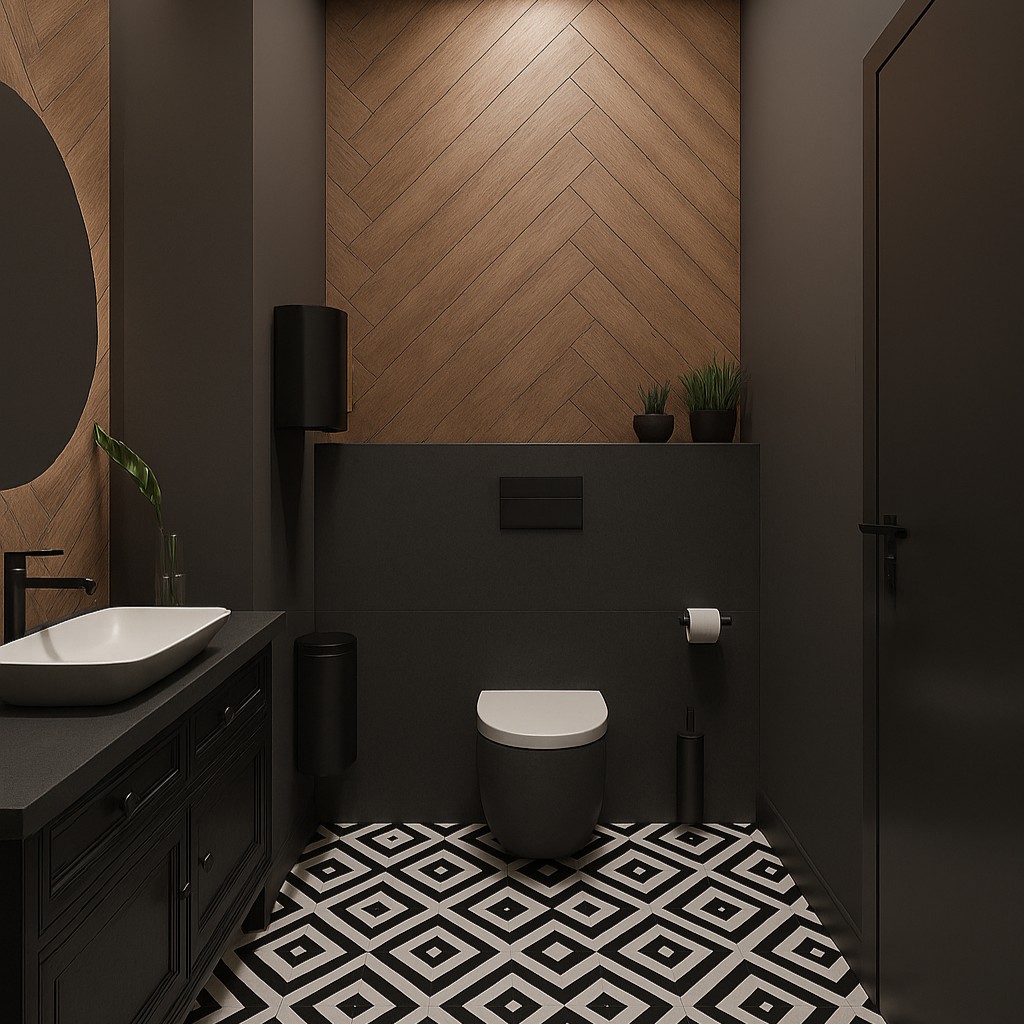 Réalisation n°2 du plan de travail Basalt Grey en Ceramique Neolith The Size