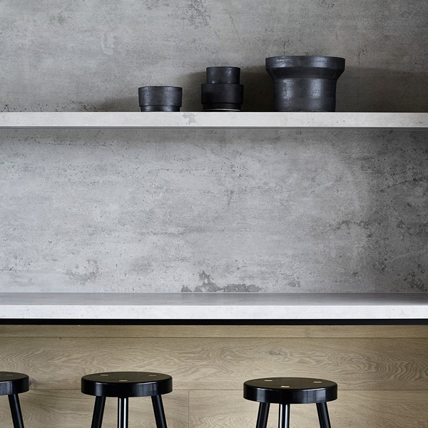 Réalisation n°3 du plan de travail Beton en Ceramique Neolith The Size