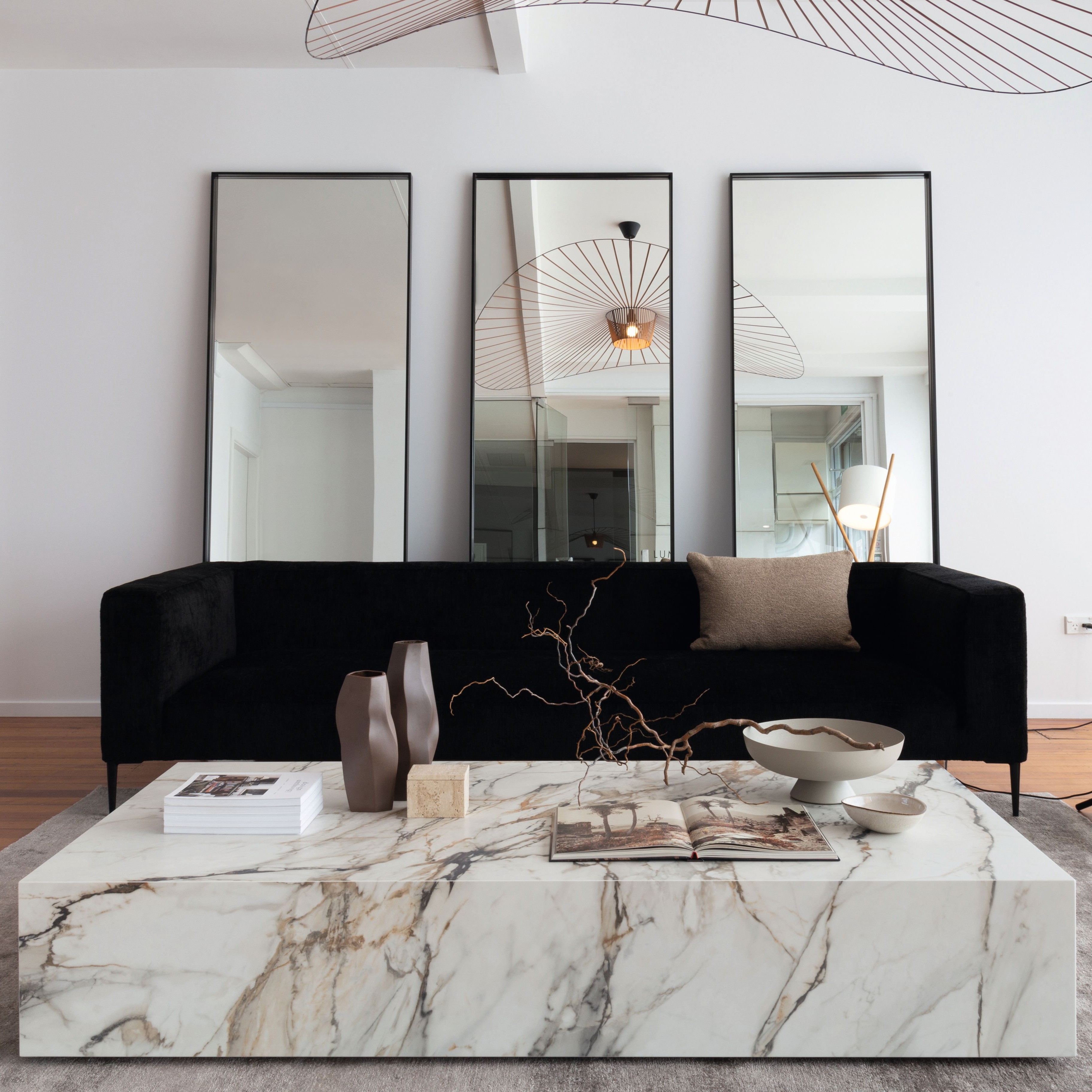 Réalisation n°1 du plan de travail Calacatta Luxe en Ceramique Neolith The Size