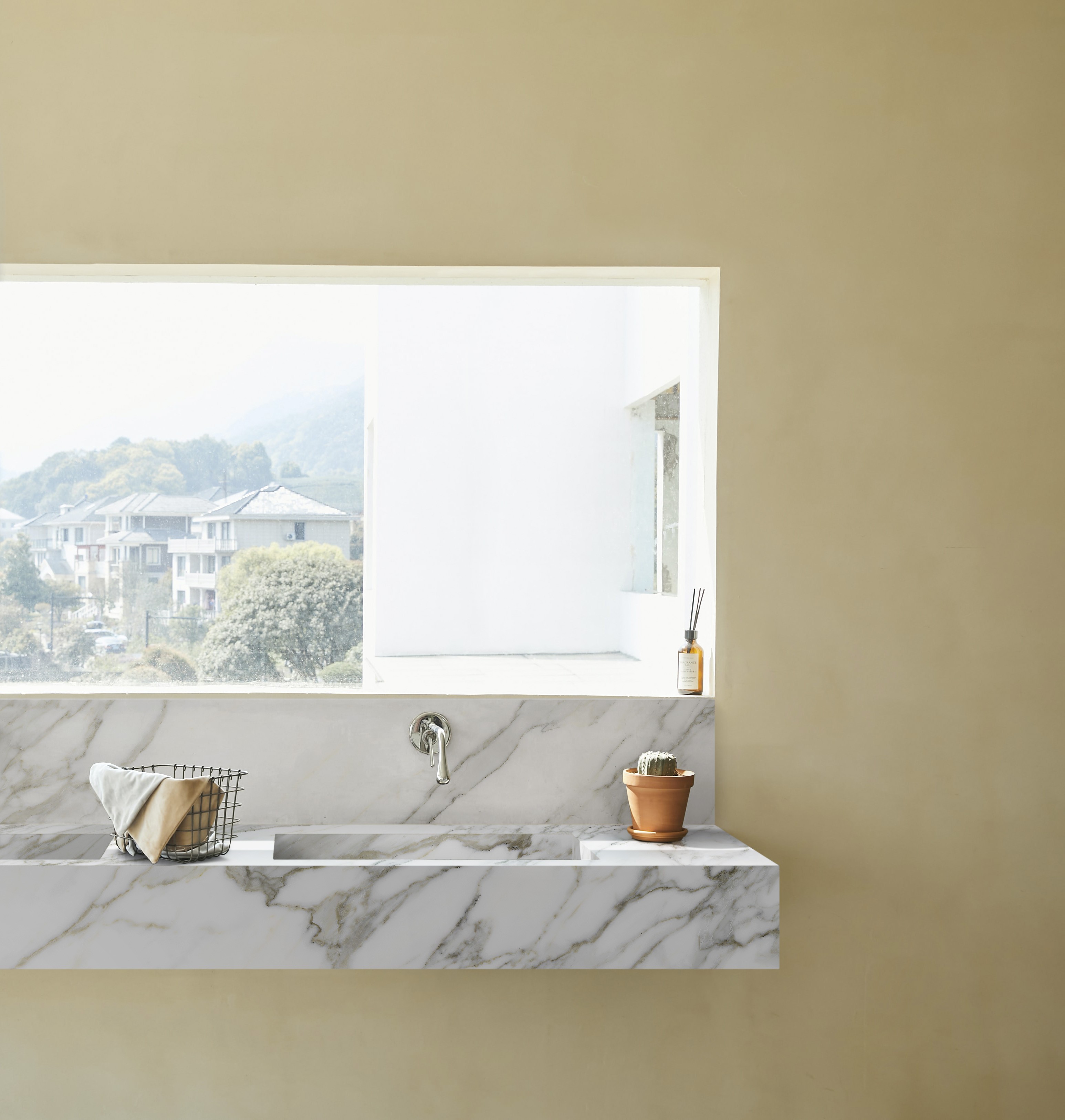 Réalisation n°2 du plan de travail Calacatta Royale en Ceramique Neolith The Size