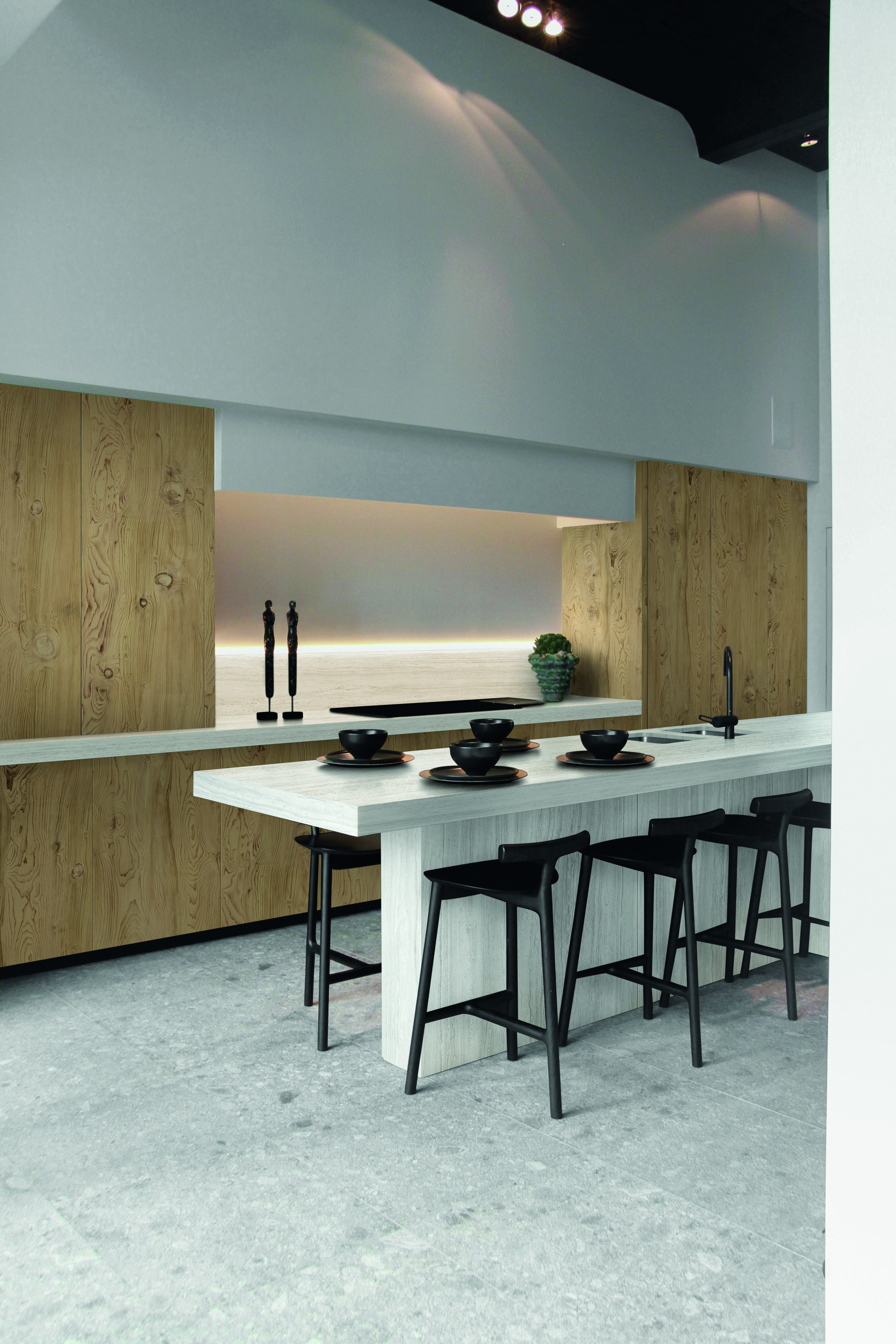 Réalisation n°2 du plan de travail Calista en Ceramique Neolith The Size