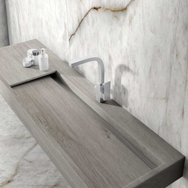 Réalisation n°1 du plan de travail Winter Dala en Ceramique Neolith The Size