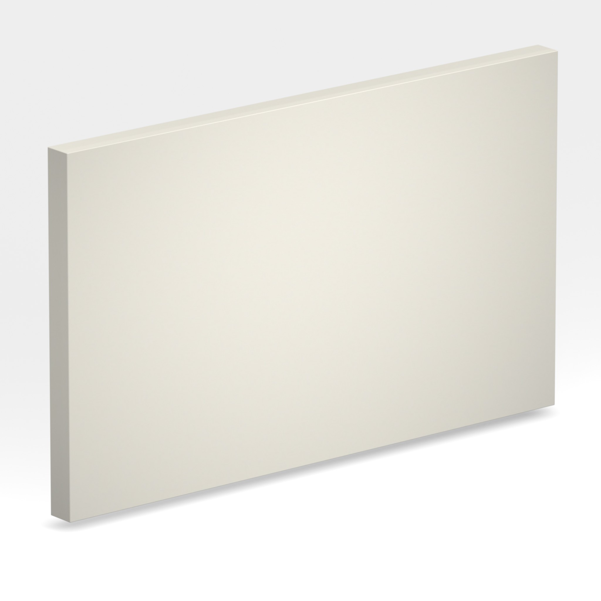 Rendu 3D de la tranche du coloris Cameo White en Resine Corian