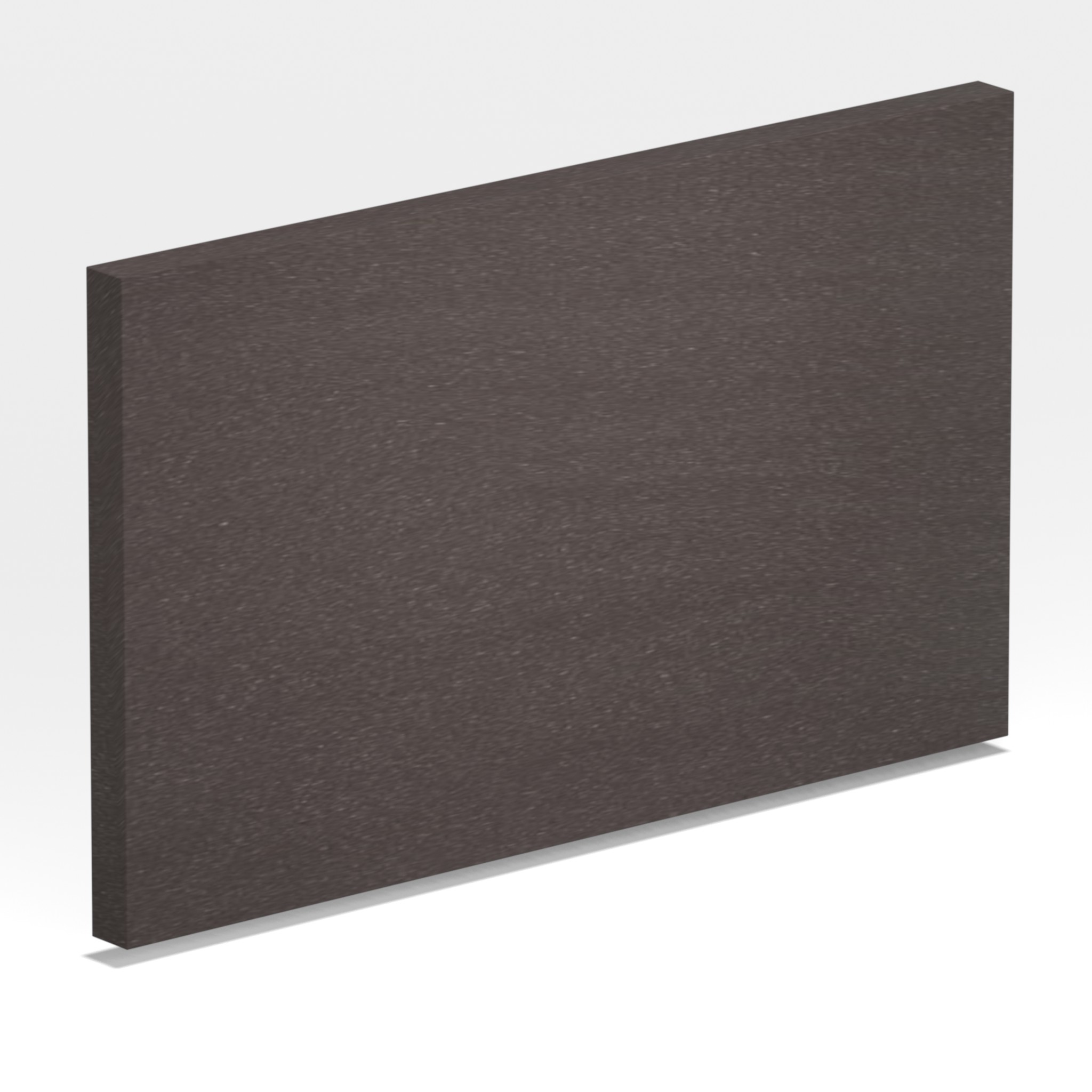 Rendu 3D de la tranche du coloris City Roast en Resine Corian
