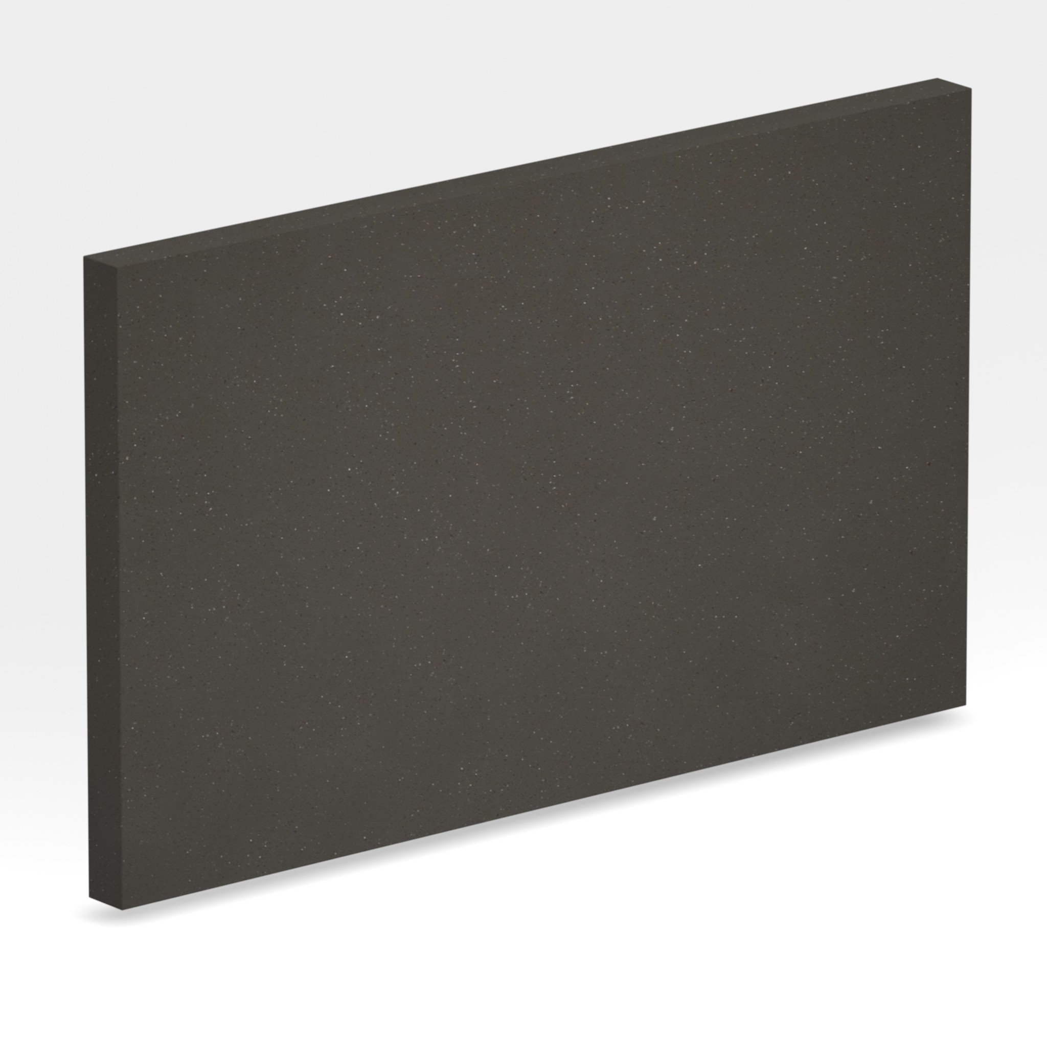 Rendu 3D de la tranche du coloris Deep Mink en Resine Corian
