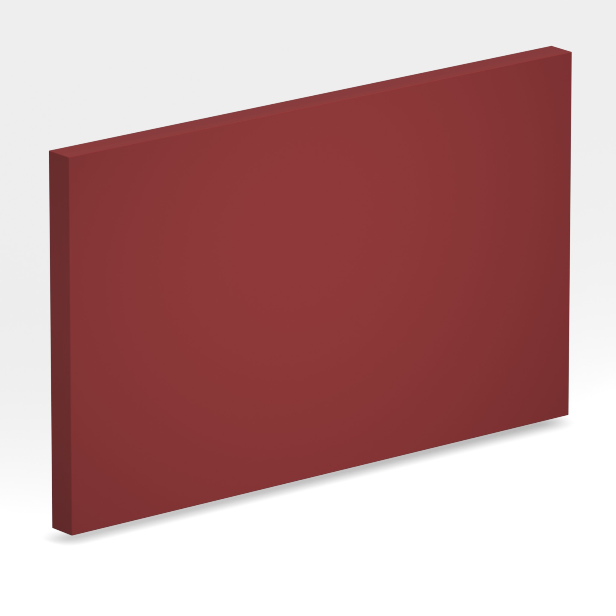 Rendu 3D de la tranche du coloris Hot en Resine Corian