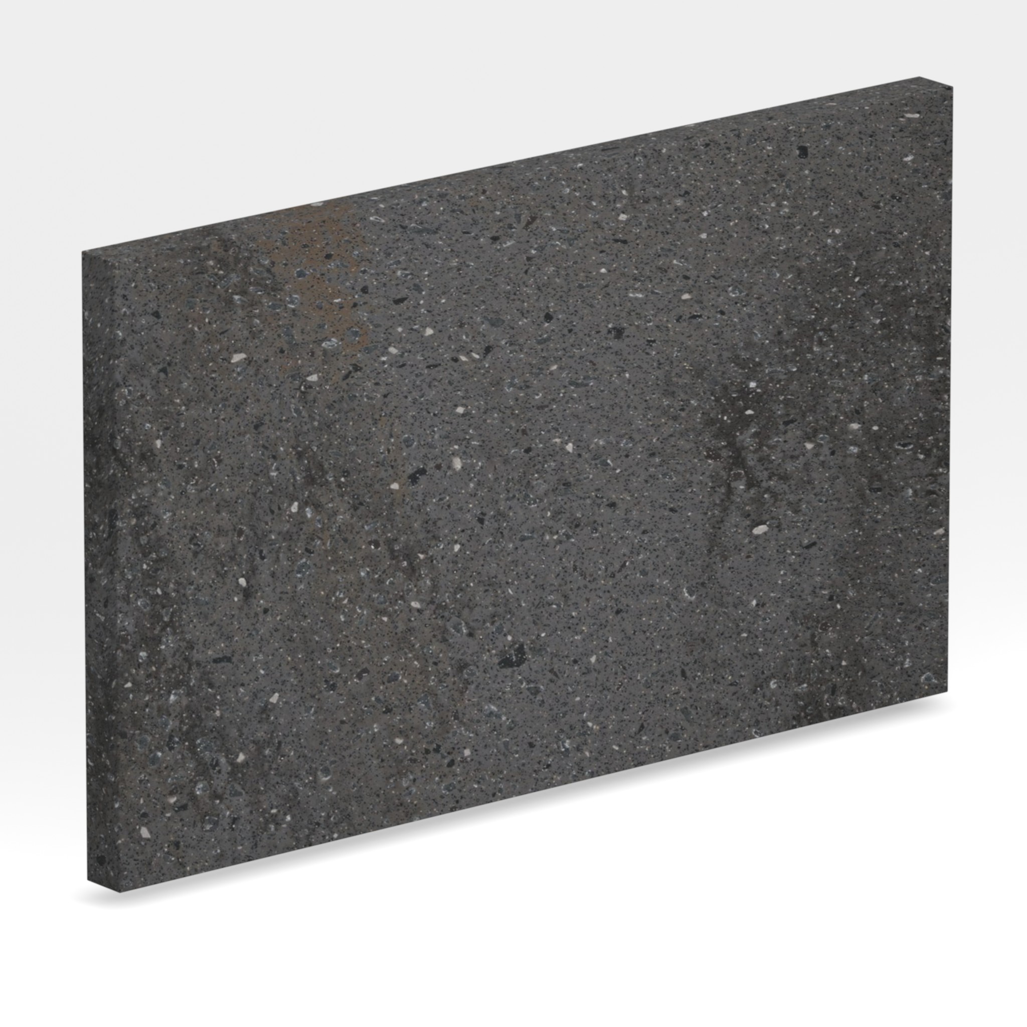 Rendu 3D de la tranche du coloris Lava Rock