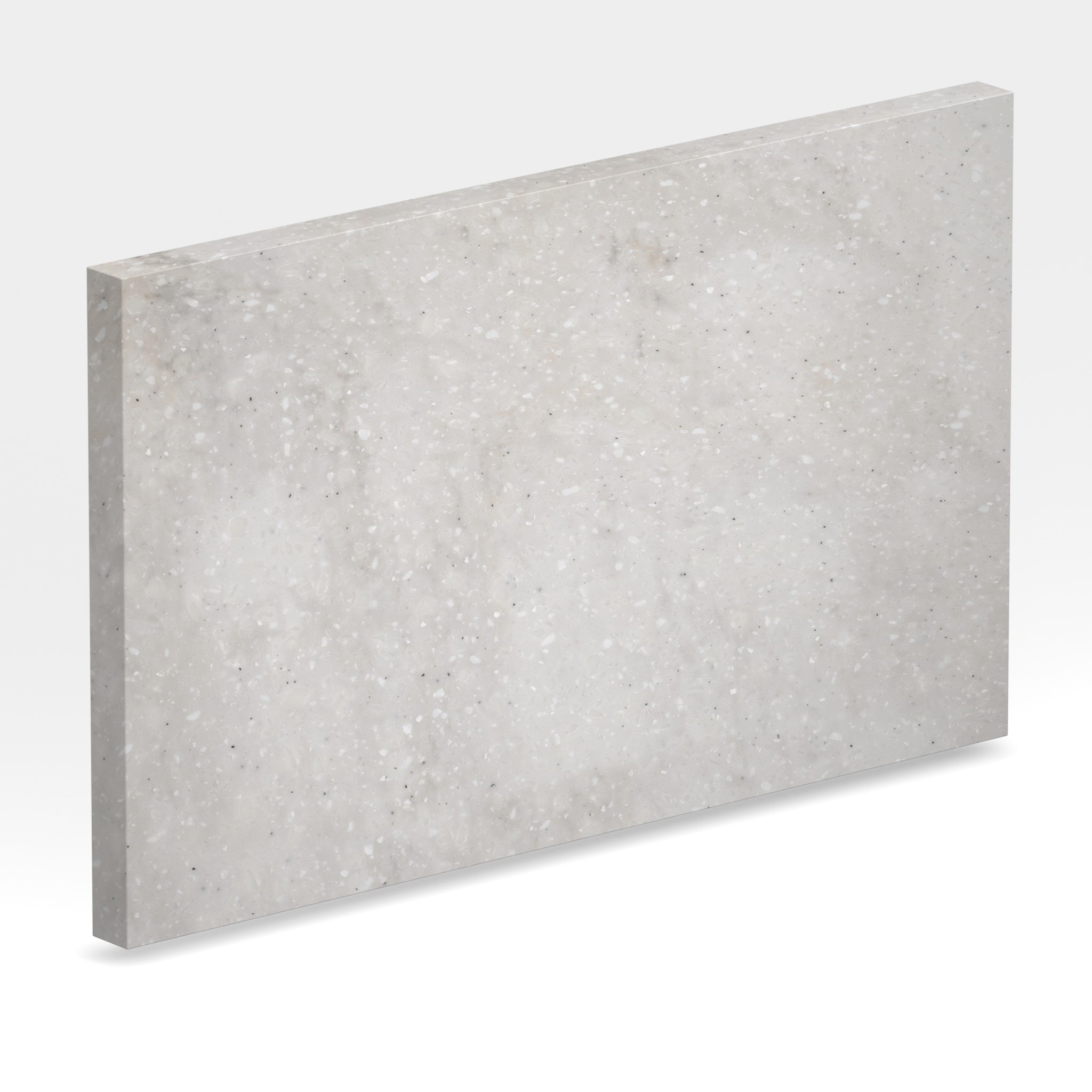 Rendu 3D de la tranche du coloris Rain Cloud en Resine Corian