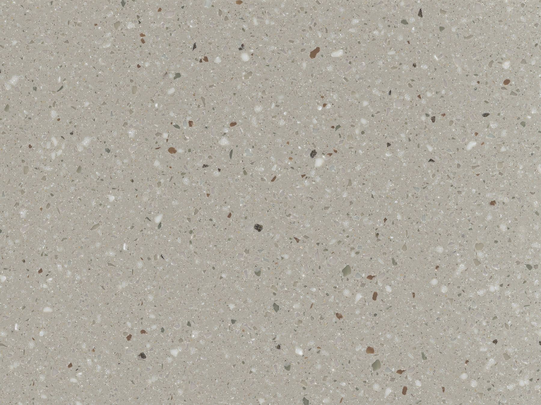 Épaisseur et finition de tranche du coloris Willow en Resine Corian