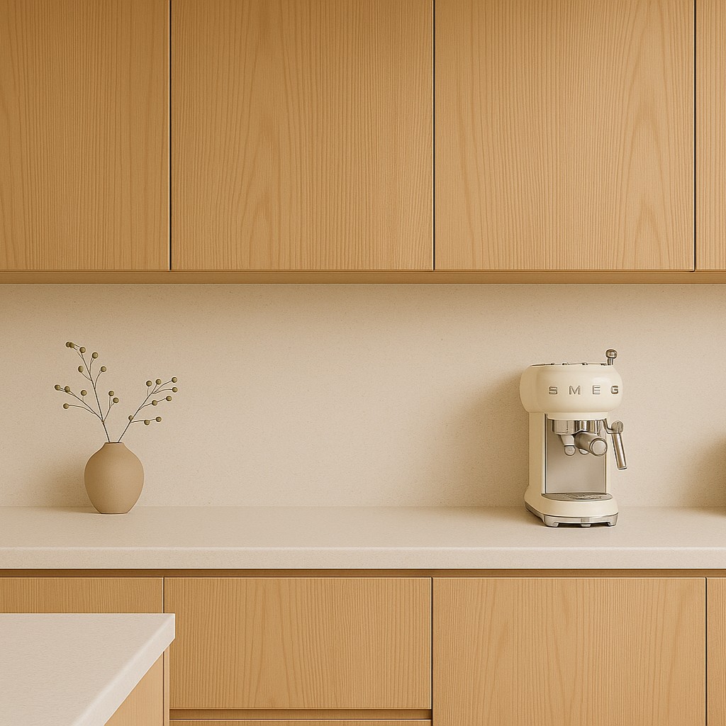 Réalisation n°3 du plan de travail Abalone en Resine Corian