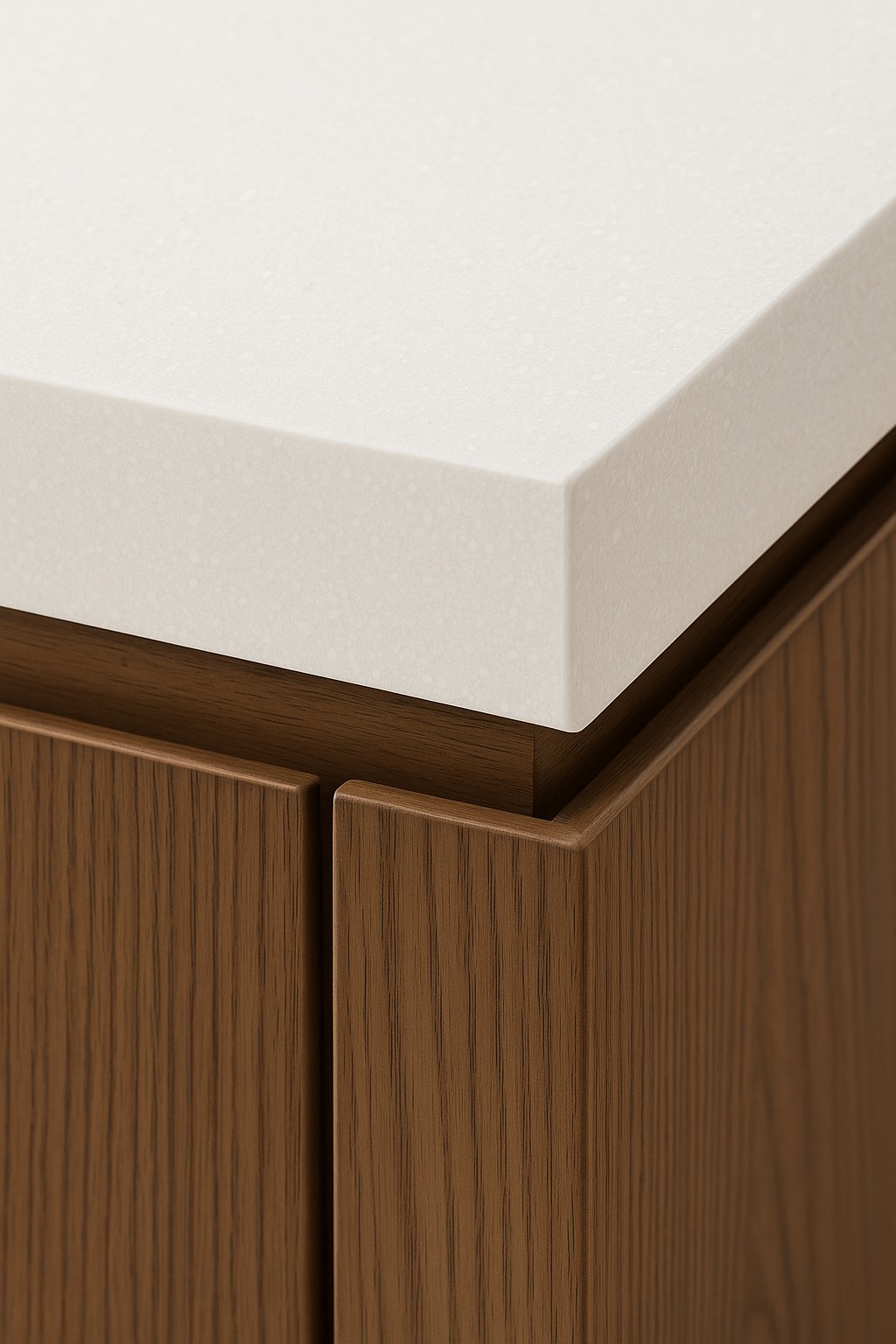 Réalisation n°5 du plan de travail Antartica en Resine Corian